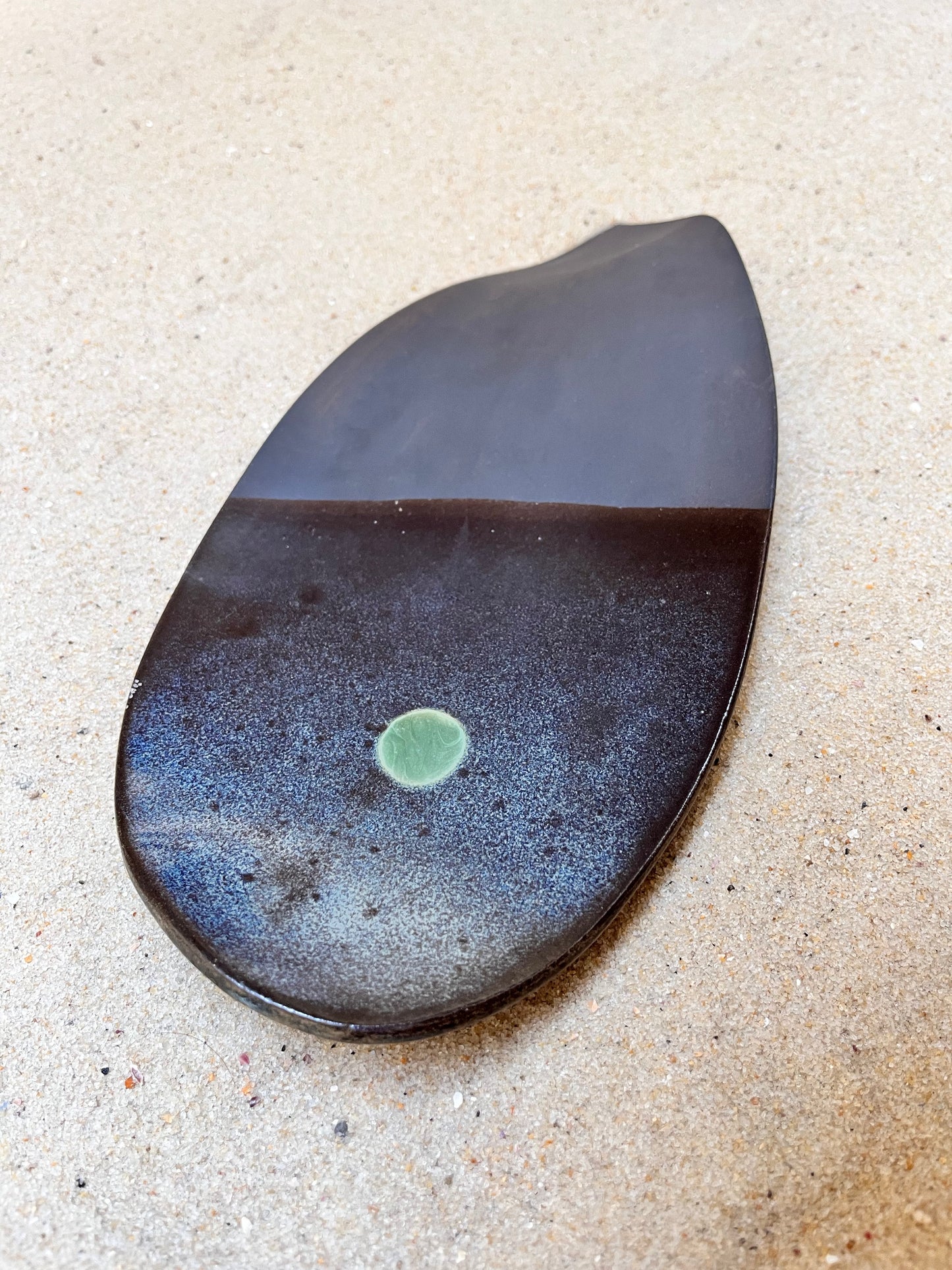 cerâmica artística olho verde