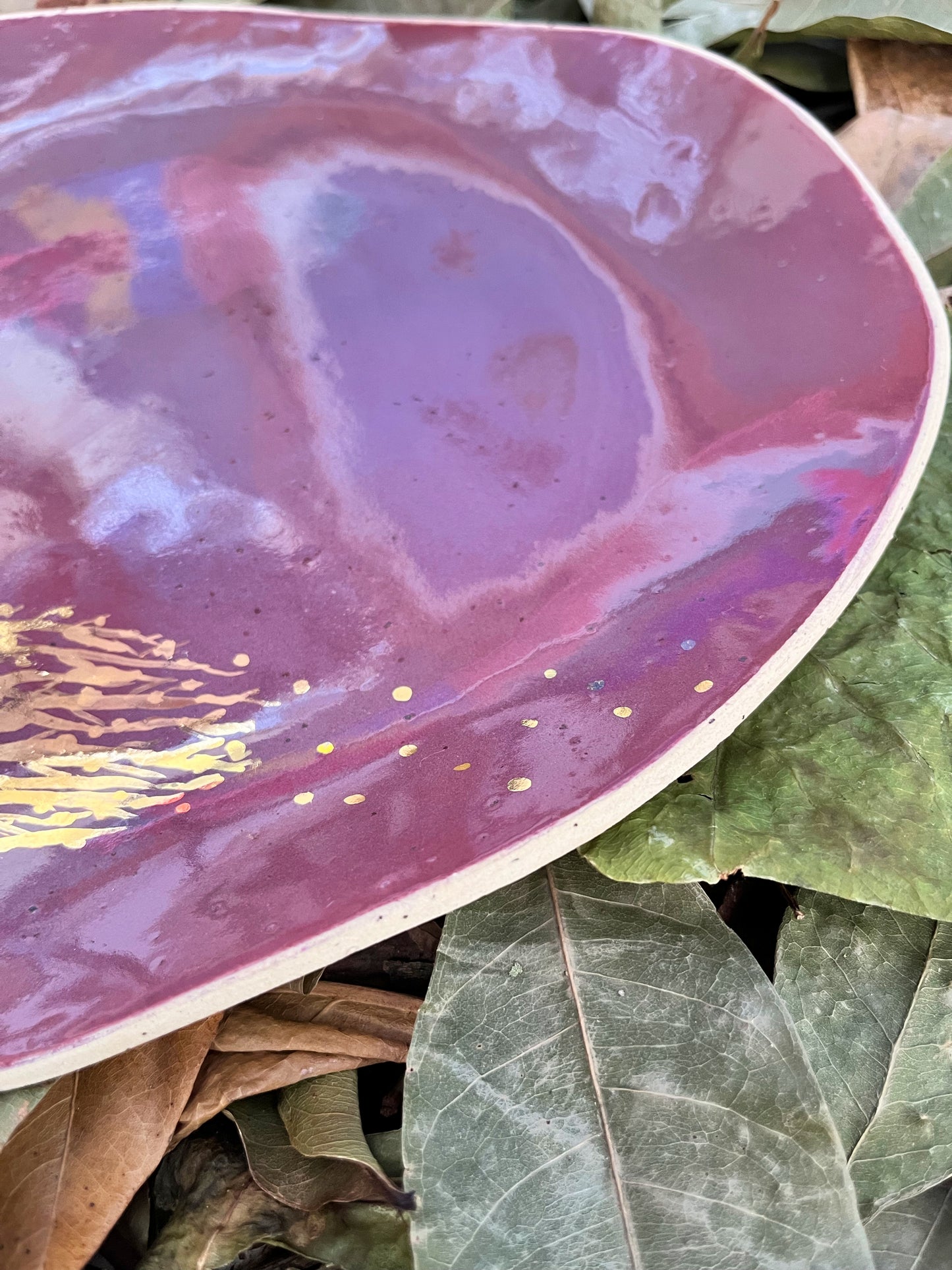 coleção cicatrizes | prato raso amora