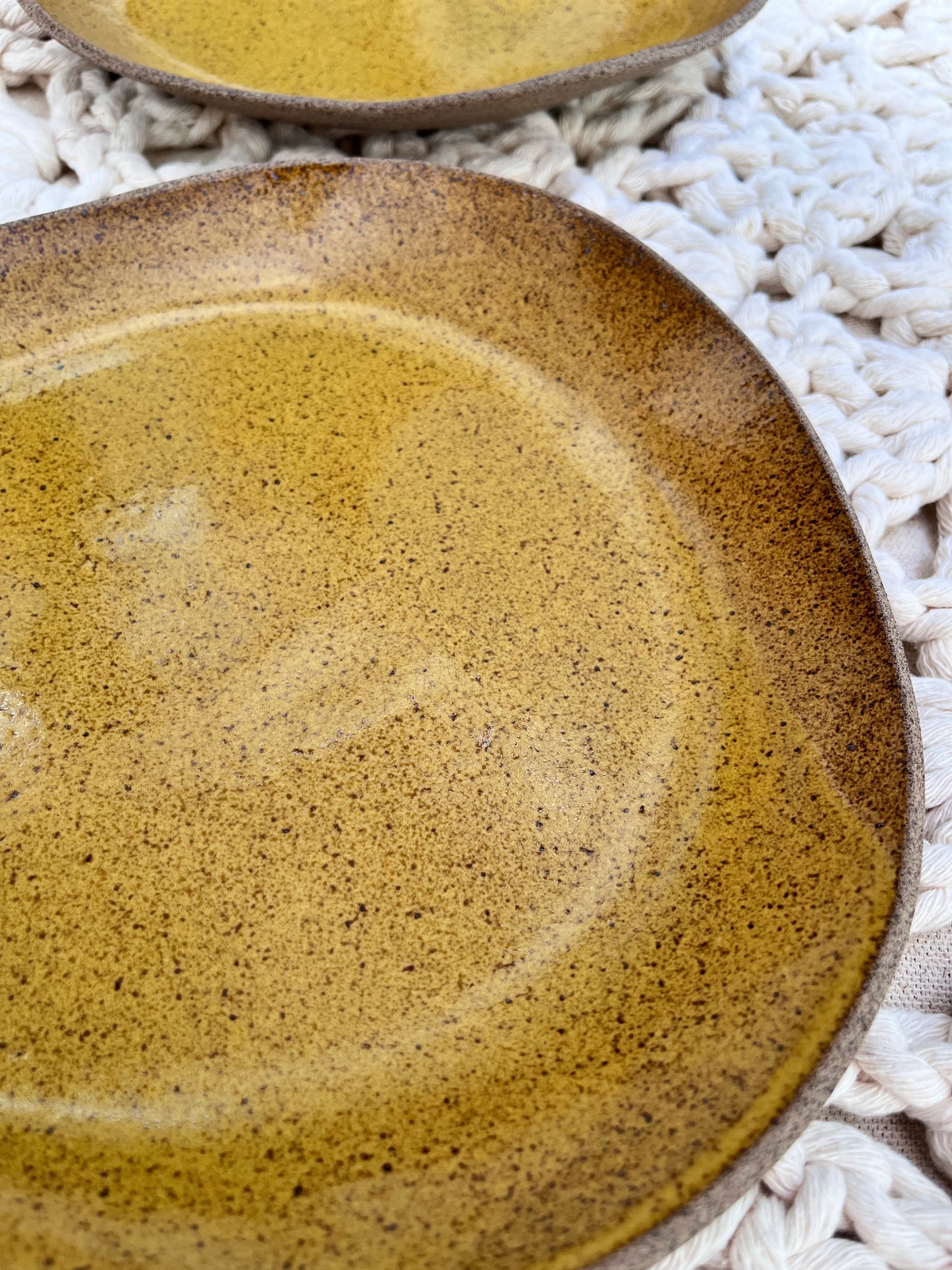 duo de pratos rasos mostarda