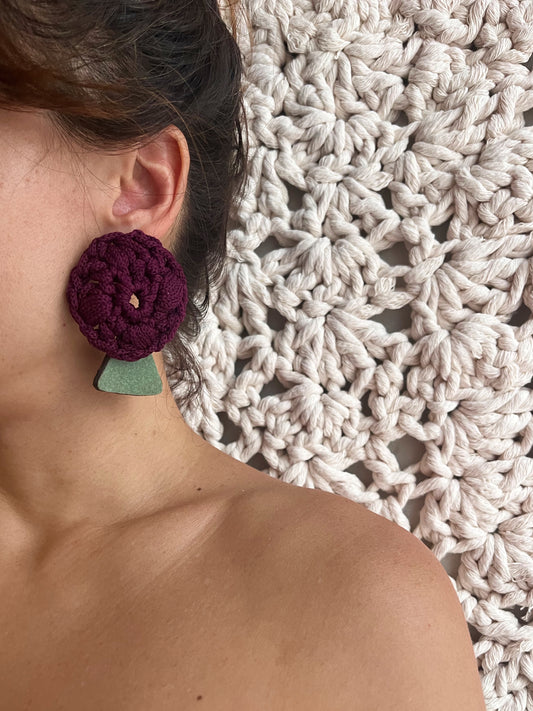 brinco bela flor
