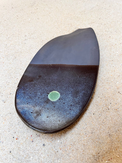 cerâmica artística olho verde