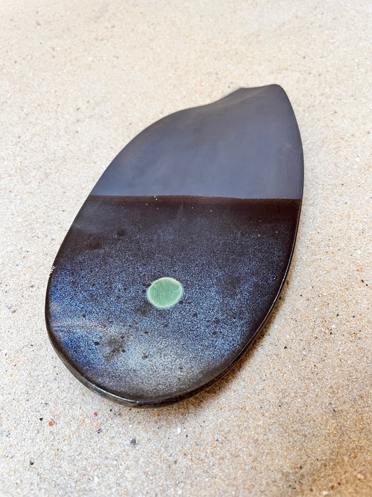 cerâmica artística olho verde