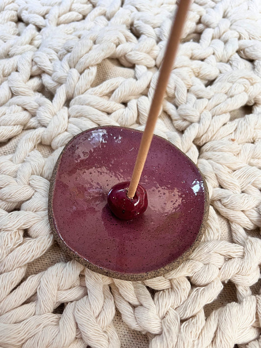 incensário gota no lago cereja