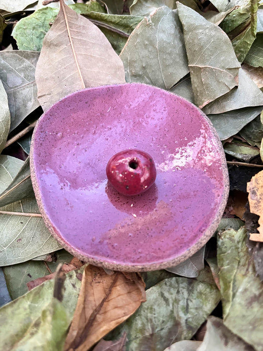 incensário gota no lago cereja