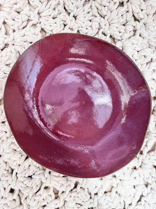 prato de servir cereja