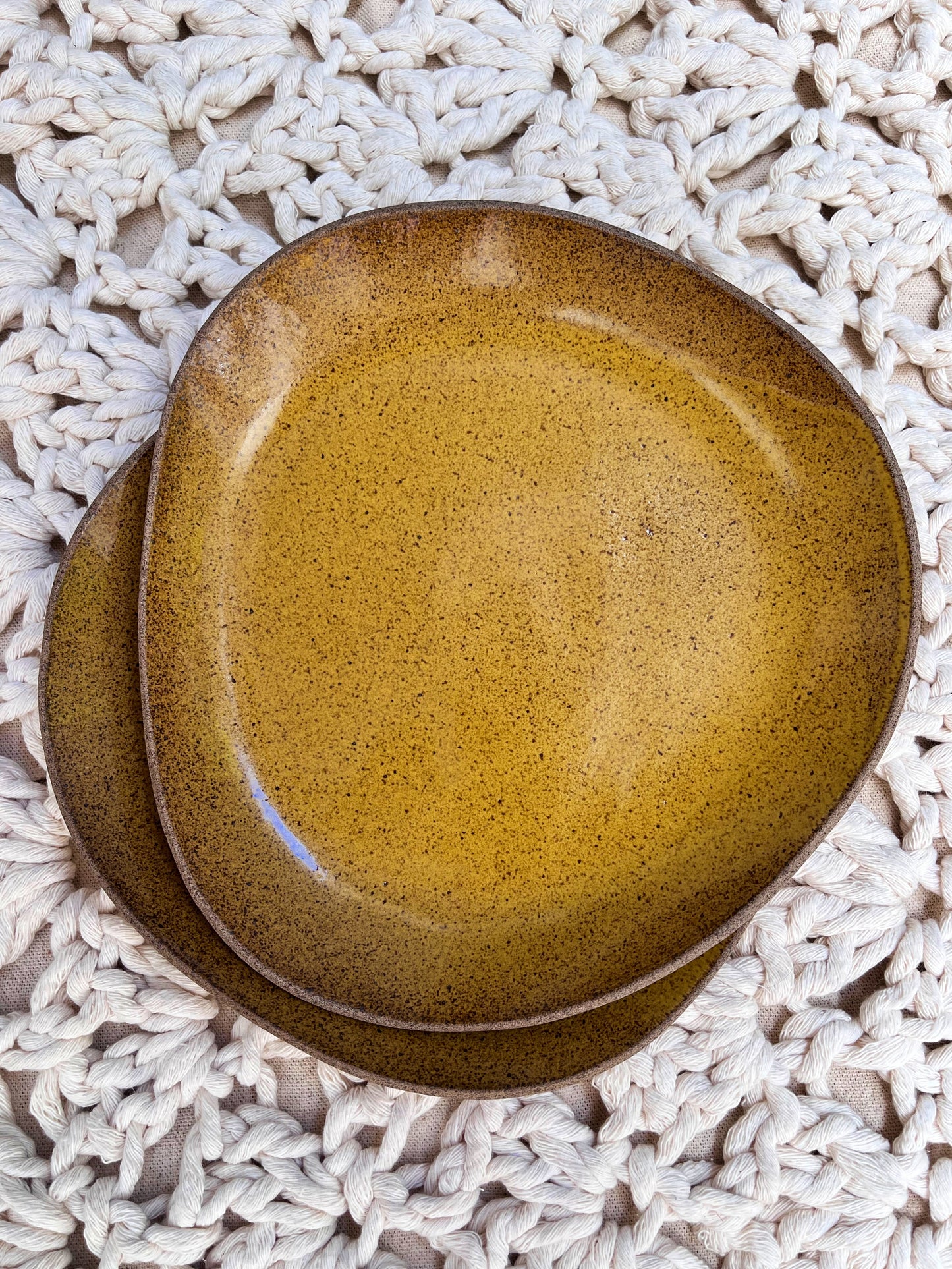 duo de pratos rasos mostarda