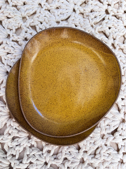 duo de pratos rasos mostarda