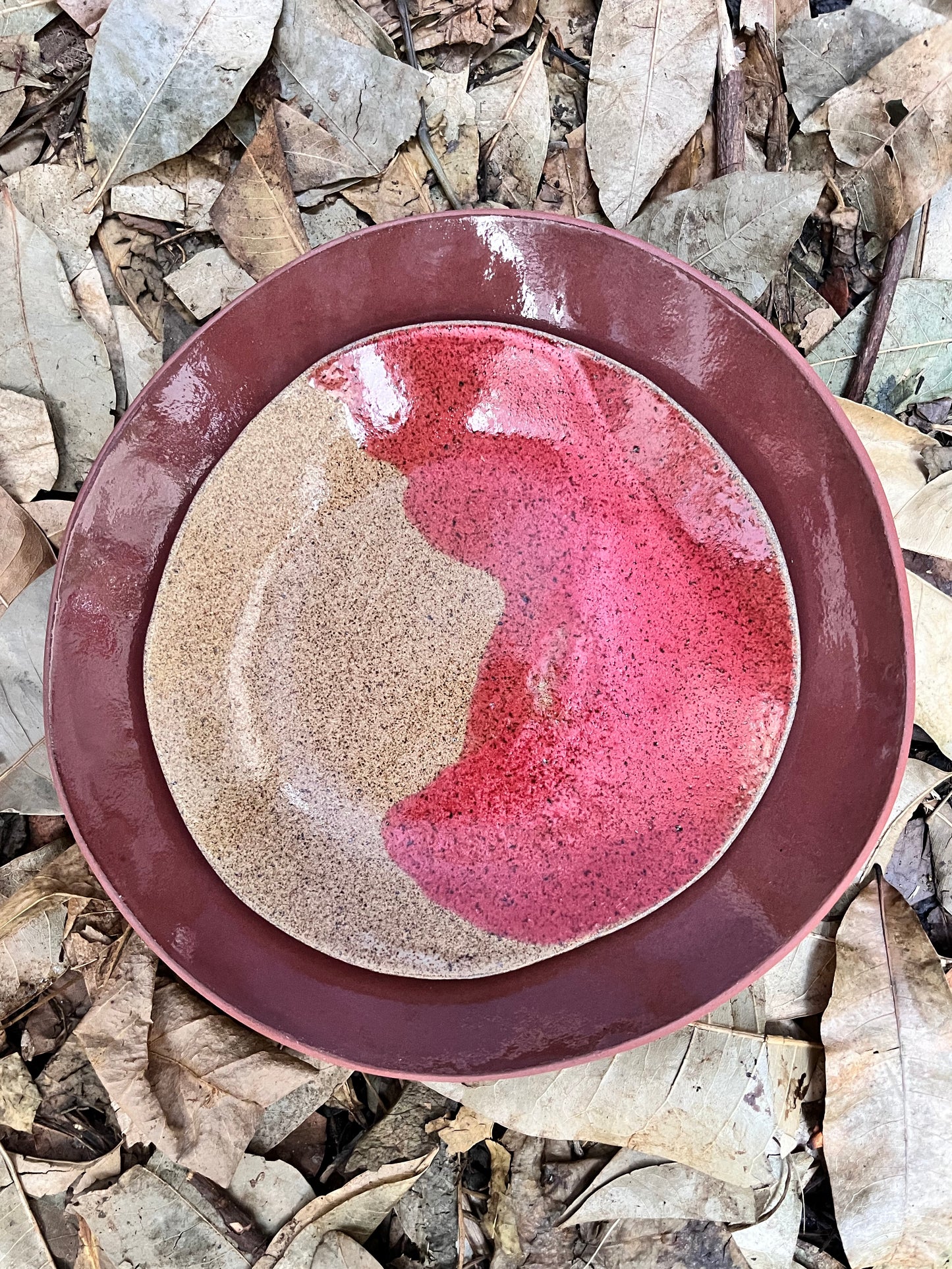 duo de pratinhos rasos calda de cereja